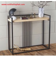 BÀN CONSOLE KHUNG THÉP MẶT GỖ HIỆN ĐẠI//CONSOLE_17