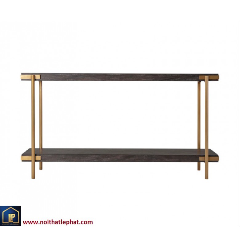 BÀN CONSOLE CHÂN THÉP MẶT GỖ SỒI TỰ NHIÊN SANG TRỌNG//CONSOLE_64