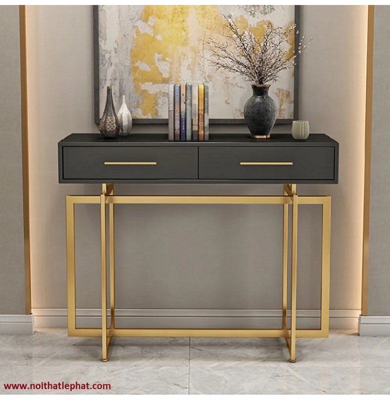 BÀN CONSOLE GỖ CAO CẤP 2 HỘC KÉO//CONSOLE_65