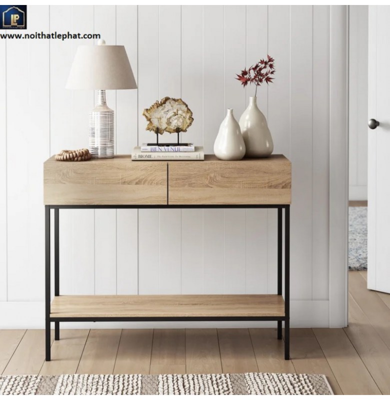 Bàn Console Hiện Đại, Bàn Trang Trí  Decor Gỗ Có Ngăn Kéo.//CONSOLE_54