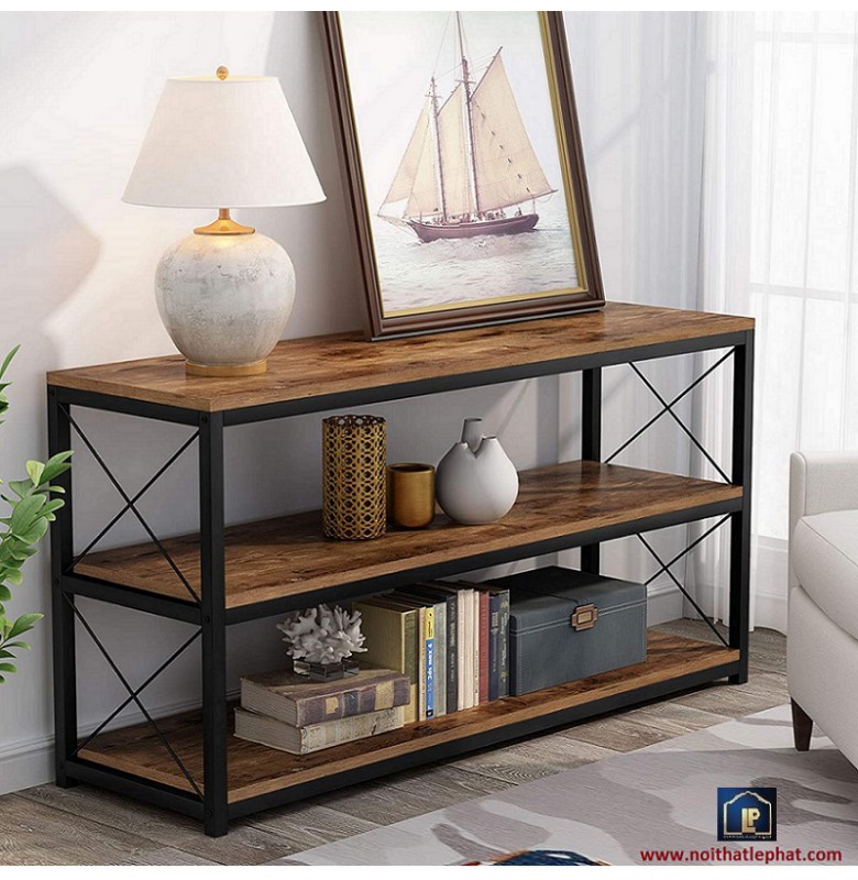 Bàn Console Mặt Gỗ Hiện Đại Và Khung Thép Chắc Chắn.//CONSOLE_67