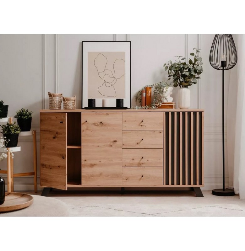 TLP_23. Tủ Sideboard Gỗ Công Nghiệp TLP_23