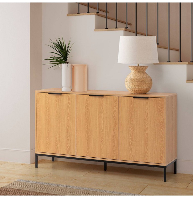 TLP_29. Tủ Sideboards Gỗ Trang Trí Hiện Đại Dài 120cm, Rộng 38cm, Cao 80cm