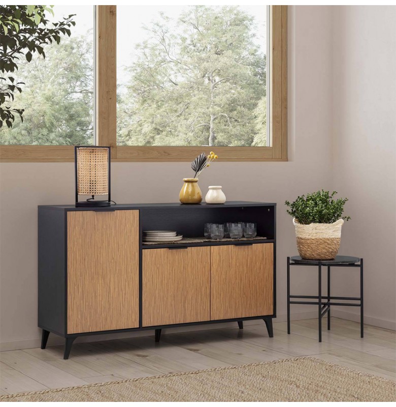 TLP_35. Tủ Sideboards Gỗ 3 Cánh Phong Cách Hiện Đại D120cm.